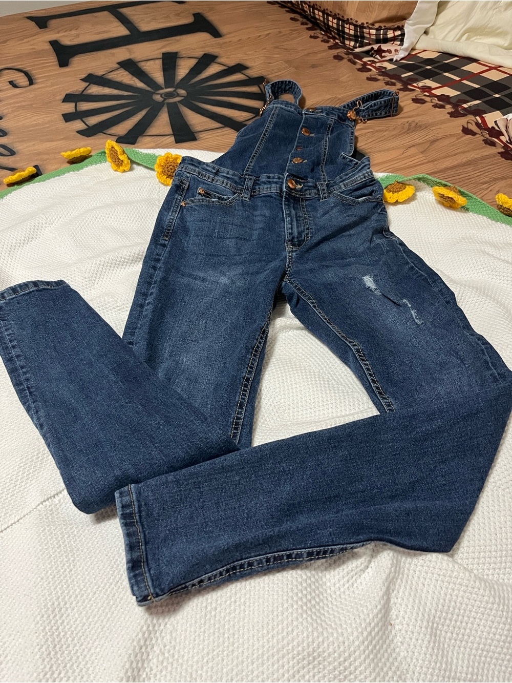 Celebrity Pink Dark Blue Denim Overalls - Women